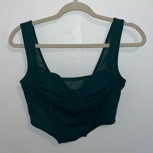 SHEIN Green Bralette Top (S)